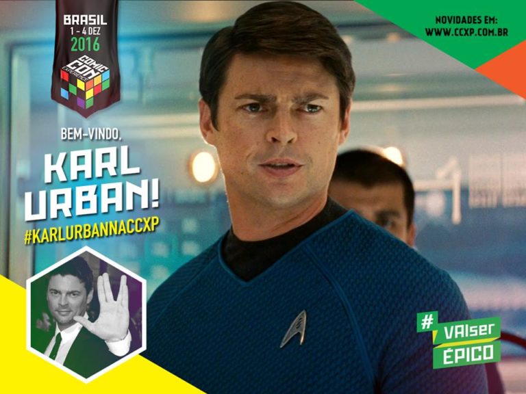 Comic Con Experience trará Karl Urban ao Brasil
