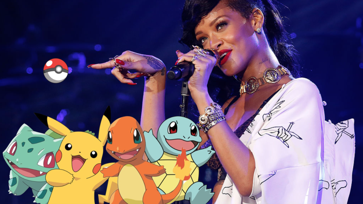 Rihanna | Cantora pede para que os fãs parem de jogar Pokémon GO em seus shows