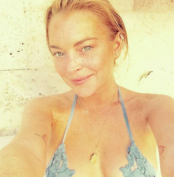 selfie_sem_maquiagem_lindsay_lohan