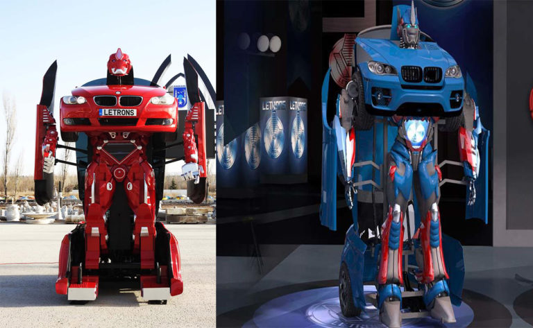 Empresa cria incrível BMW que se transforma em robô semelhantes aos Transformers