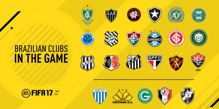 FIFA 17 | Jogo terá 23 times brasileiros