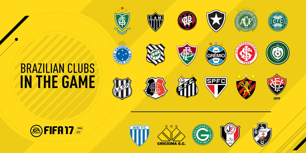 FIFA 17 | Jogo terá 23 times brasileiros