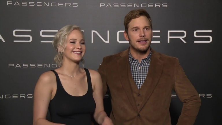 Liberado lindo pôster de Ficção científica com Chris Pratt e Jennifer Lawrence