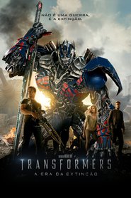 Poster for the movie "Transformers: Era da Extinção"