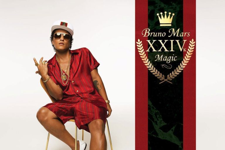 Bruno Mars | “24K Magic” estreia no Top 10 da parada britânica