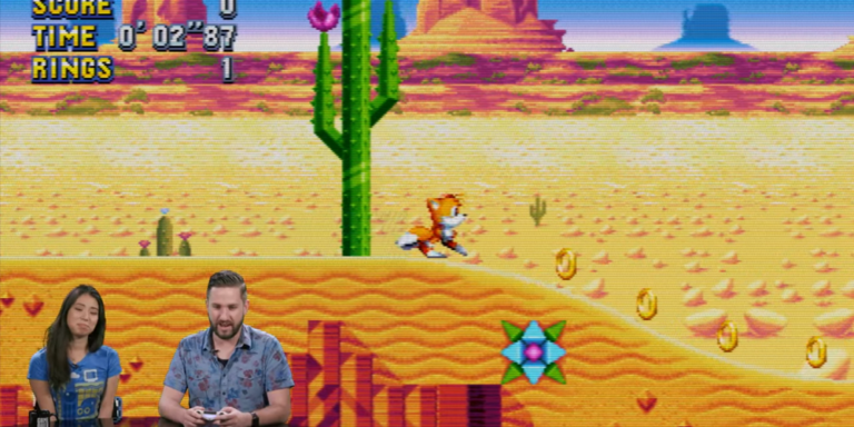 Tails e Knuckles são revelados em novo gameplay de Sonic Mania