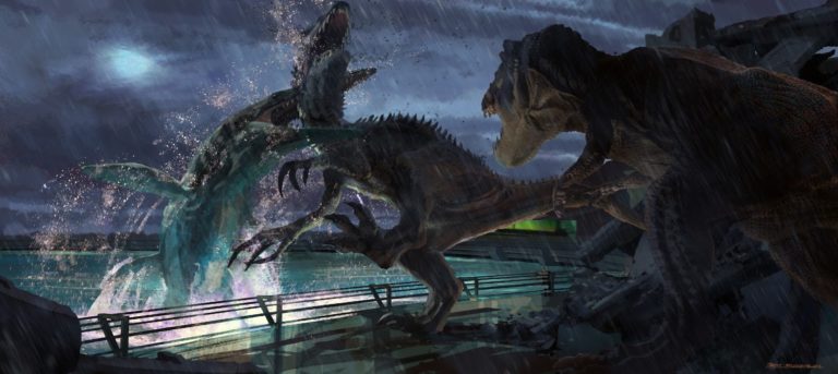 Dinossauros usando ARMAS em Jurassic World 2?