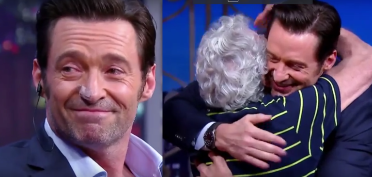 Hugh Jackman encontra seu dublador brasileiro e se emociona no The Noite