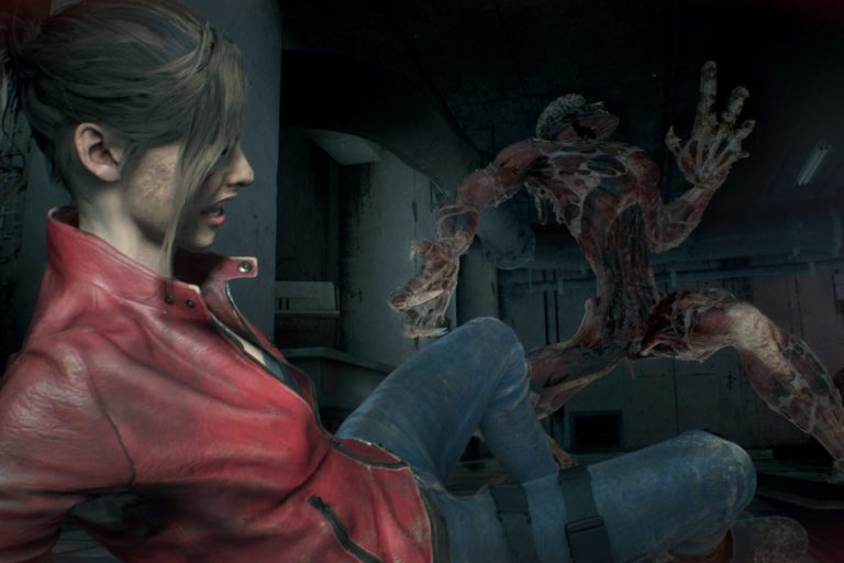 Nova gameplay de Resident Evil 2 mostra o Licker enfrentando Claire