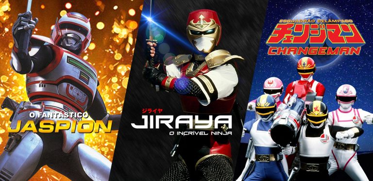 Jaspion, Changerman e Jiraiya voltam para a TV aberta e estreiam neste domingo na Band!