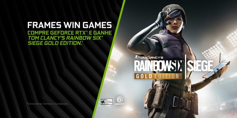 NVIDIA lança promoção da GeForce RTX com Rainbow Six Siege