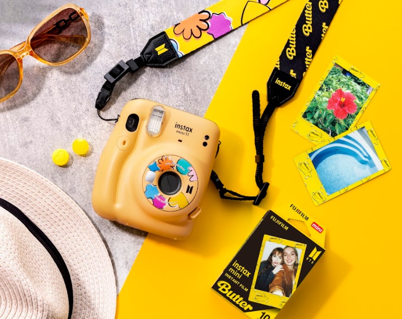 Fujifilm lança Instax Mini 11 BTS versão Butter em colaboração com banda do K-pop