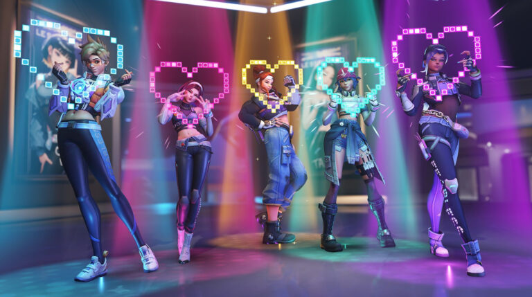 OVERWATCH 2 | Experimentamos todas as skins colaborativas do jogo com o grupo LE SSERAFIM