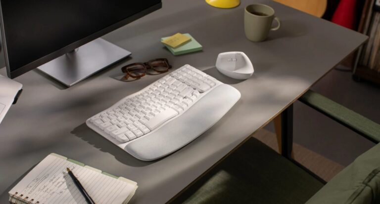 Logitech Lança no Brasil o Wave Keys: Teclado Ergonômico e Compacto