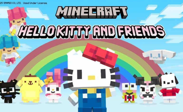 Lançamento do DLC Hello Kitty e Friends transforma a experiência de jogo no Minecraft com personagens icônicos e encantadores