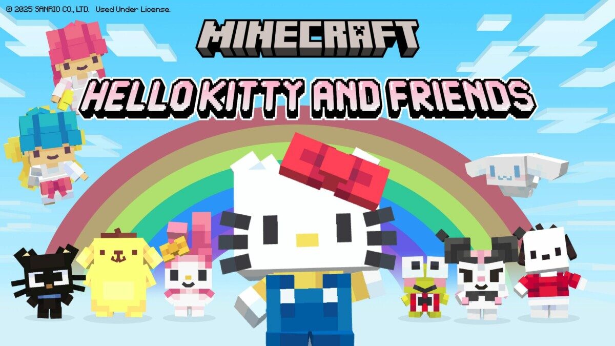 Lançamento do DLC Hello Kitty e Friends transforma a experiência de jogo no Minecraft com personagens icônicos e encantadores