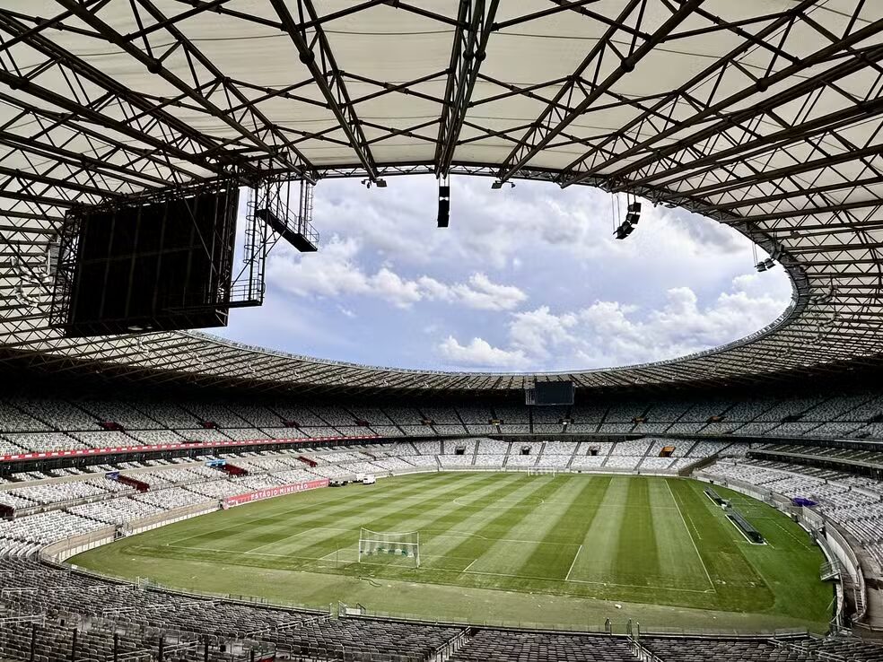 Mineirão visto de cime que receberá Cruzeiro x Atlético-MG pelo Campeonato Mineiro