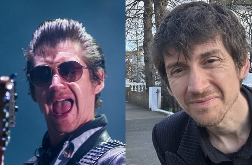 Alex Turner em comparação de antes e depois feita por fãs.