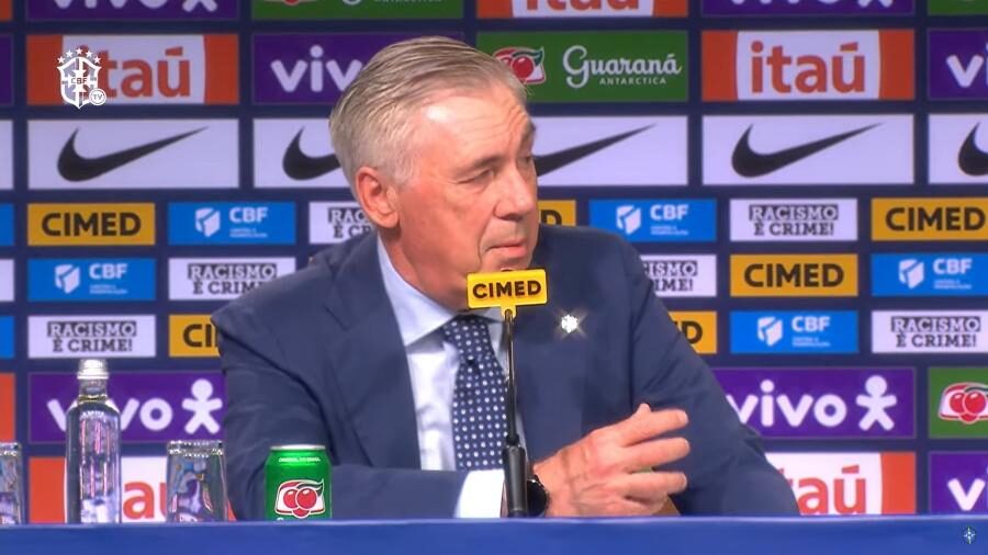 Carlo Ancelotti faz primeira convocação como técnico da Seleção Brasileira: veja a lista e destaques