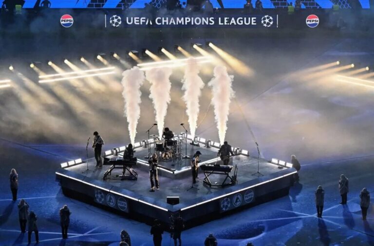 Linkin Park vai pro topo com show na final da Champions League – Assista!