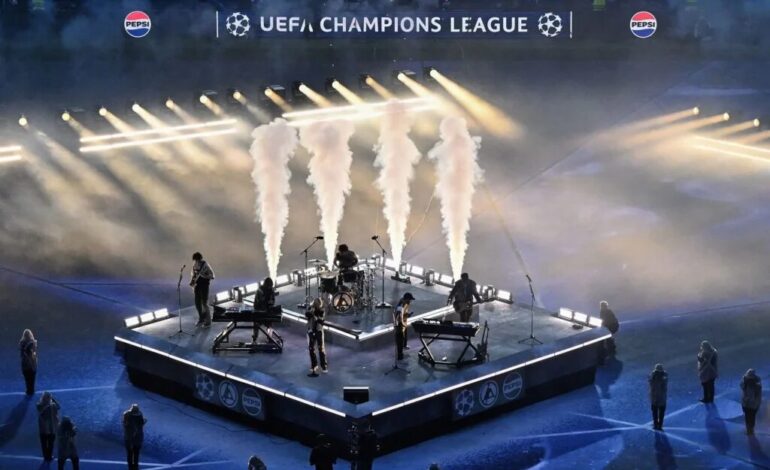Linkin Park vai pro topo com show na final da Champions League – Assista!