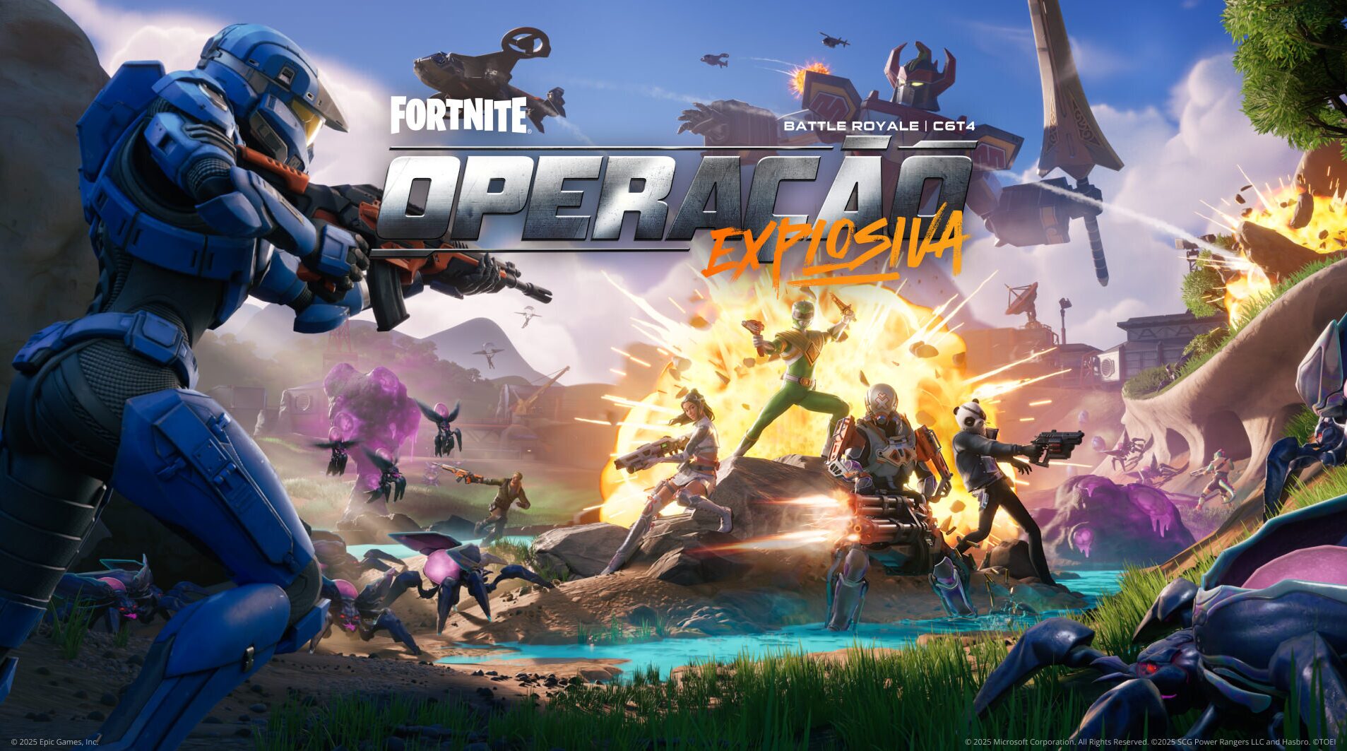 Fortnite Capítulo 6 Temporada 4: Operação Explosiva – Novos Inimigos, Armas, Power Rangers e Muito Mais! Saiba TUDO Sobre a Nova Temporada