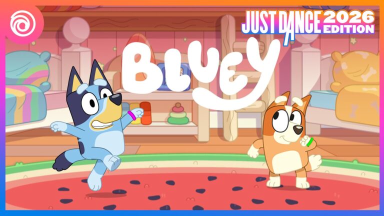 Bluey chega ao Just Dance 2026 Edition! Parceria com BBC Studios leva universo da cachorrinha ao game