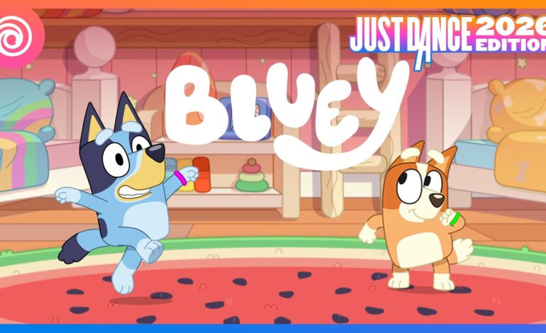 Bluey chega ao Just Dance 2026 Edition! Parceria com BBC Studios leva universo da cachorrinha ao game