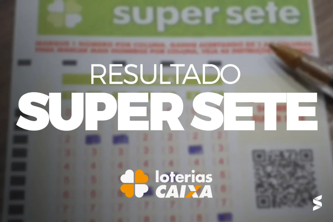 Resultado de hoje da super sete.
