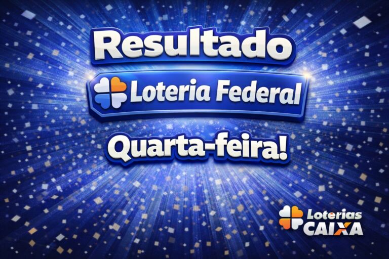 Resultado Loteria Federal 6033 de hoje, Quarta (14/01/26)