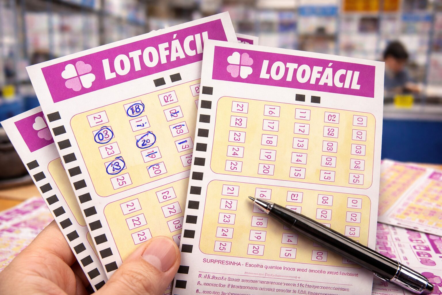 Resultado de hoje da Lotofácil.