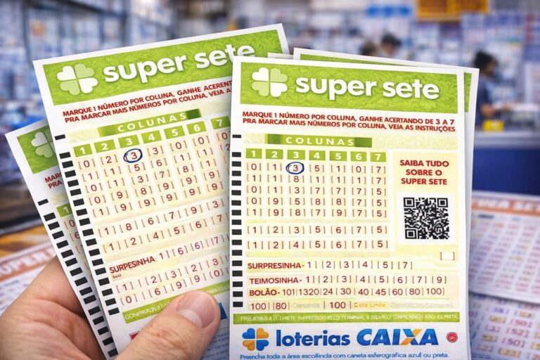 Super Sete 798 de hoje, Quarta (14/01): Prêmio de 850 mil – Saiba tudo sobre o sorteio