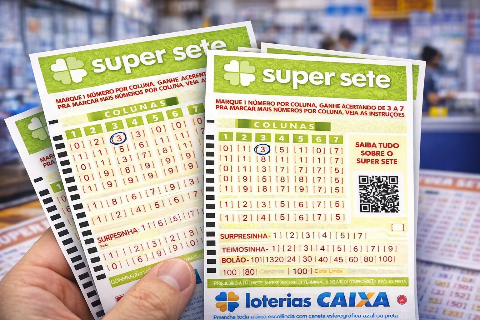 Qual o resultado da Super Sete de hoje?