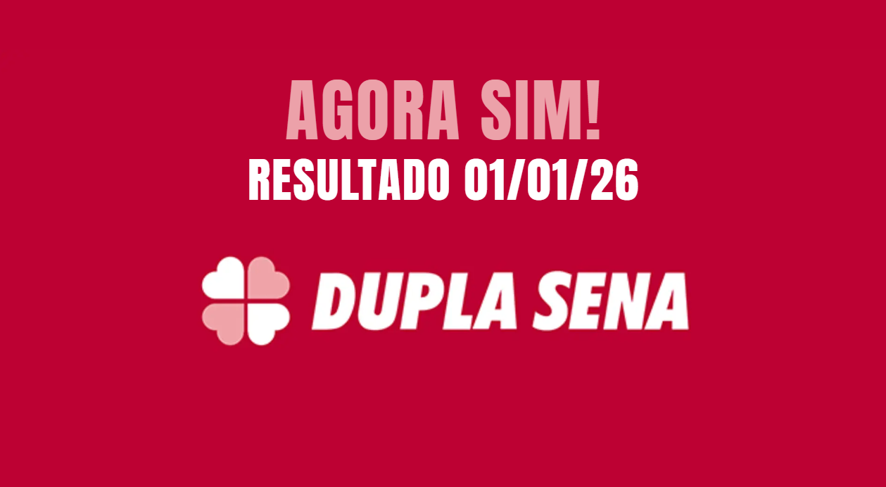 Resultado da Dupla Sena 2906 hoje Quinta, 01: Veja os números sorteados após adiamento e o prêmio de R$ 5 milhões (01/01)