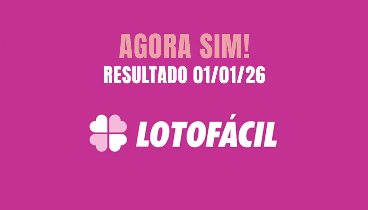 Resultado da Lotofácil 3576 hoje Quinta, 01: Veja os números sorteados após adiamento e o prêmio de R$ 1,8 milhão (01/01)
