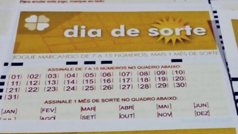 Resultado do Dia de Sorte 1161 hoje Quinta, 08: Confira os números, o mês e o prêmio de R$ 150 mil (08/01)