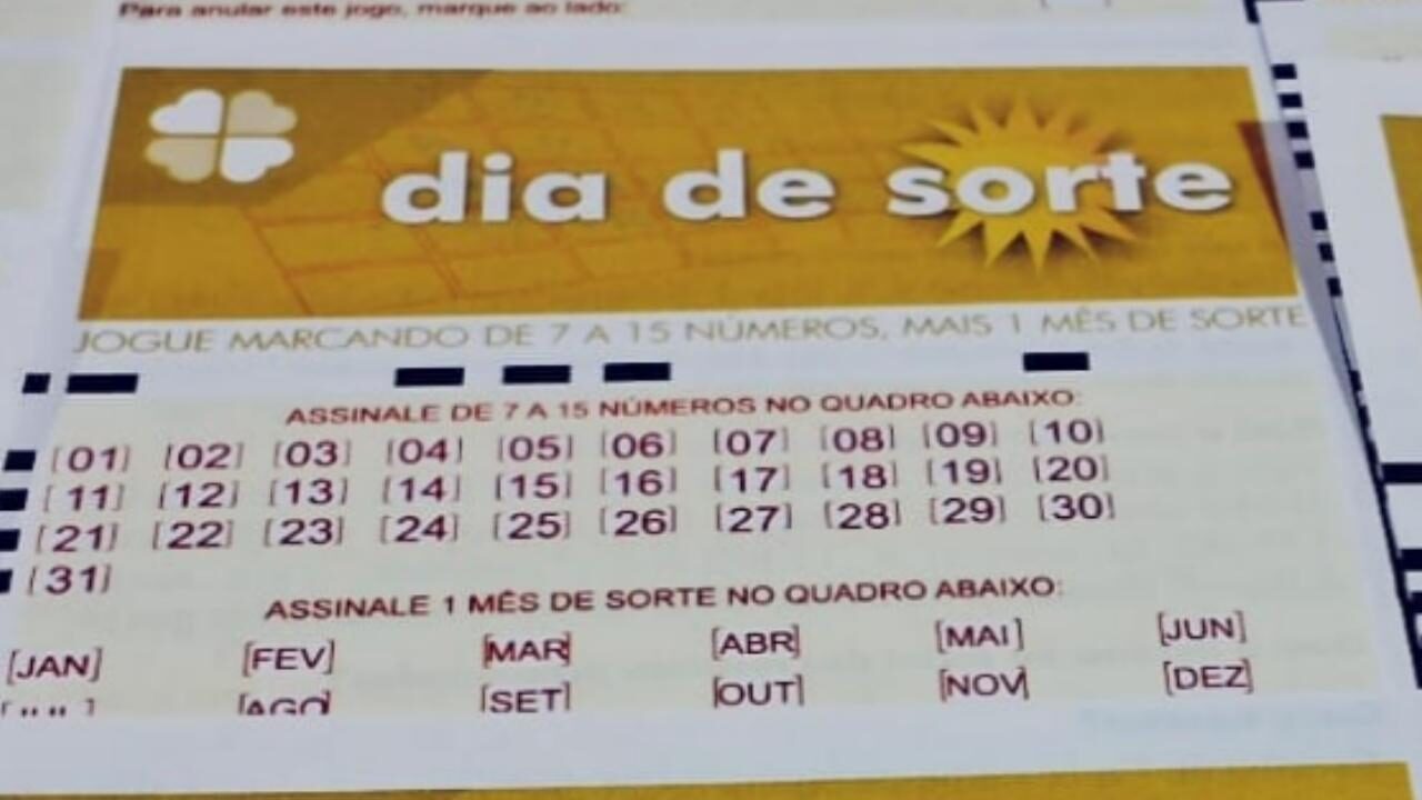 Resultado Dia de Sorte de hoje