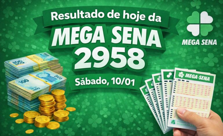 Resultado de hoje da Mega Sena