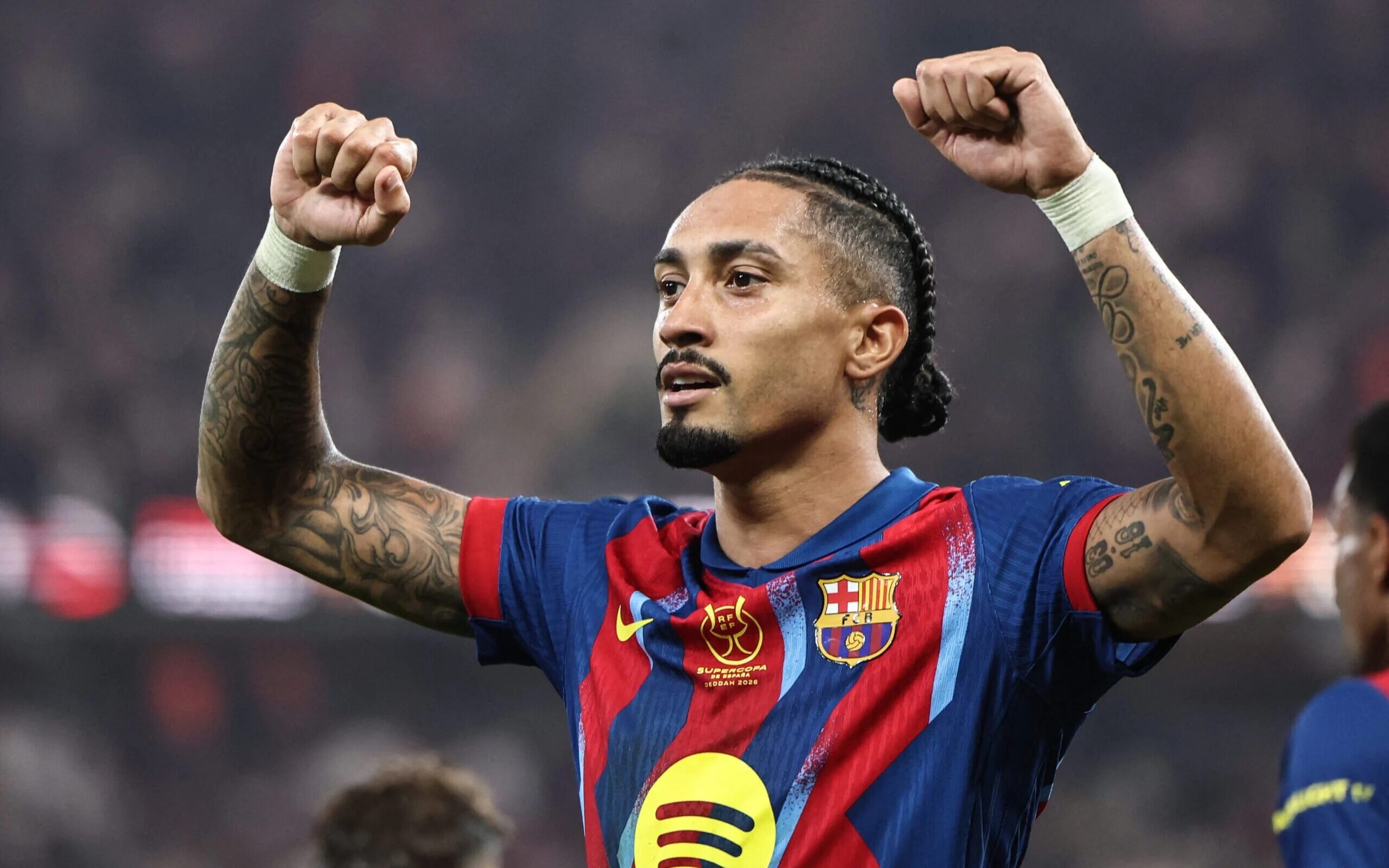 Raphinha joga hoje no Barcelona?