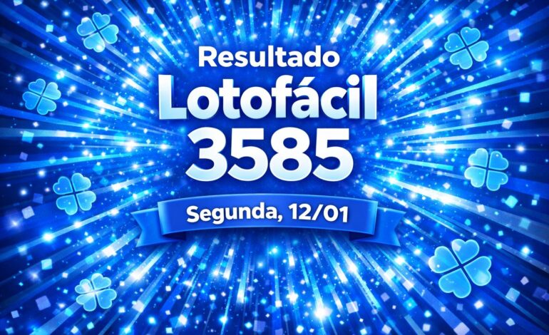 Resultado da Lotofácil de hoje, segunda.