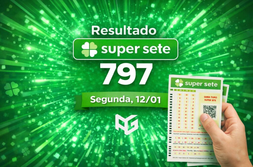 Resultado da Super Sete de hoje, segunda 12/01/26
