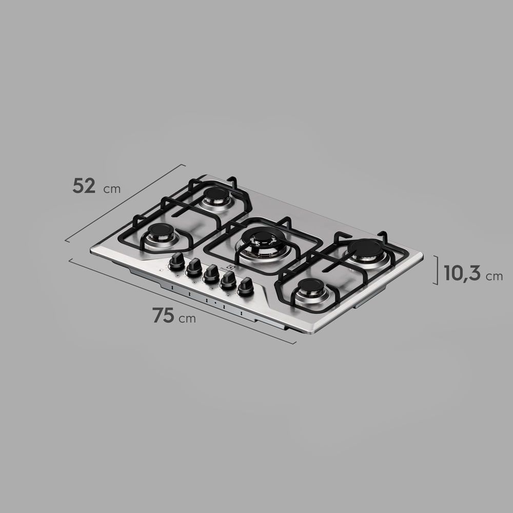Cooktop 5 Bocas Electrolux Experience KE5XC